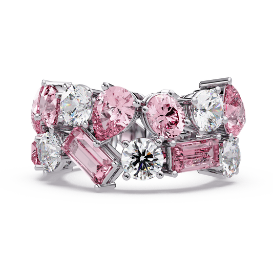 Pink Diamond Eternity Band