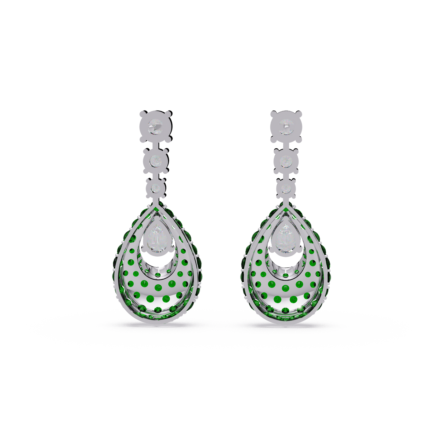 Dewdrop Pavé diamond Earrings