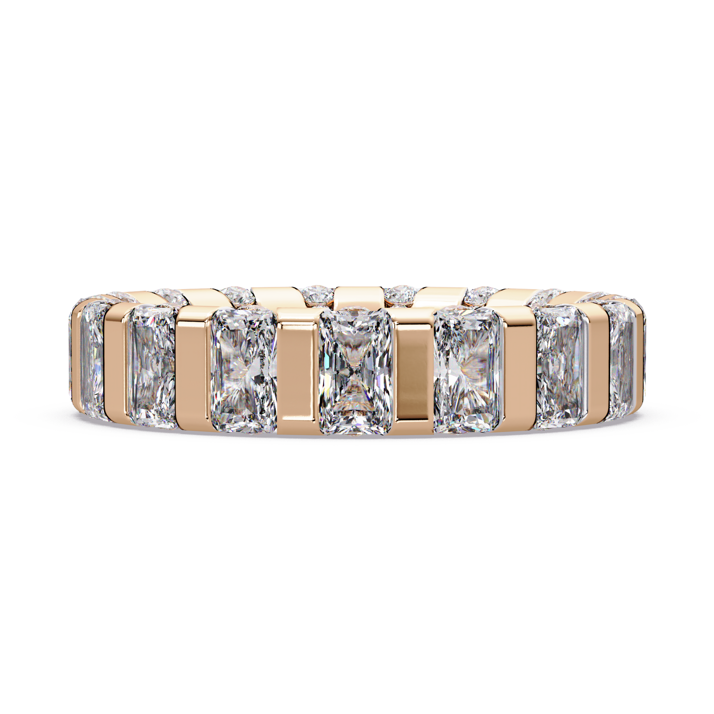 Emerald Bar Eternity Band