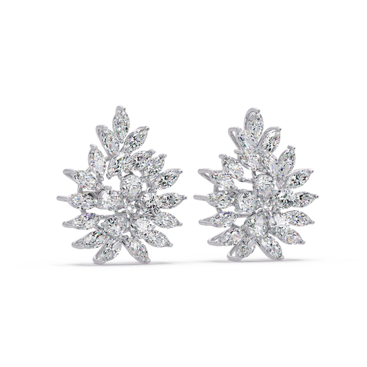 Flourishing Laurel Spray Earrings