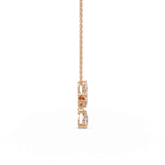 Stepping Stone Trilogy Chain Pendant