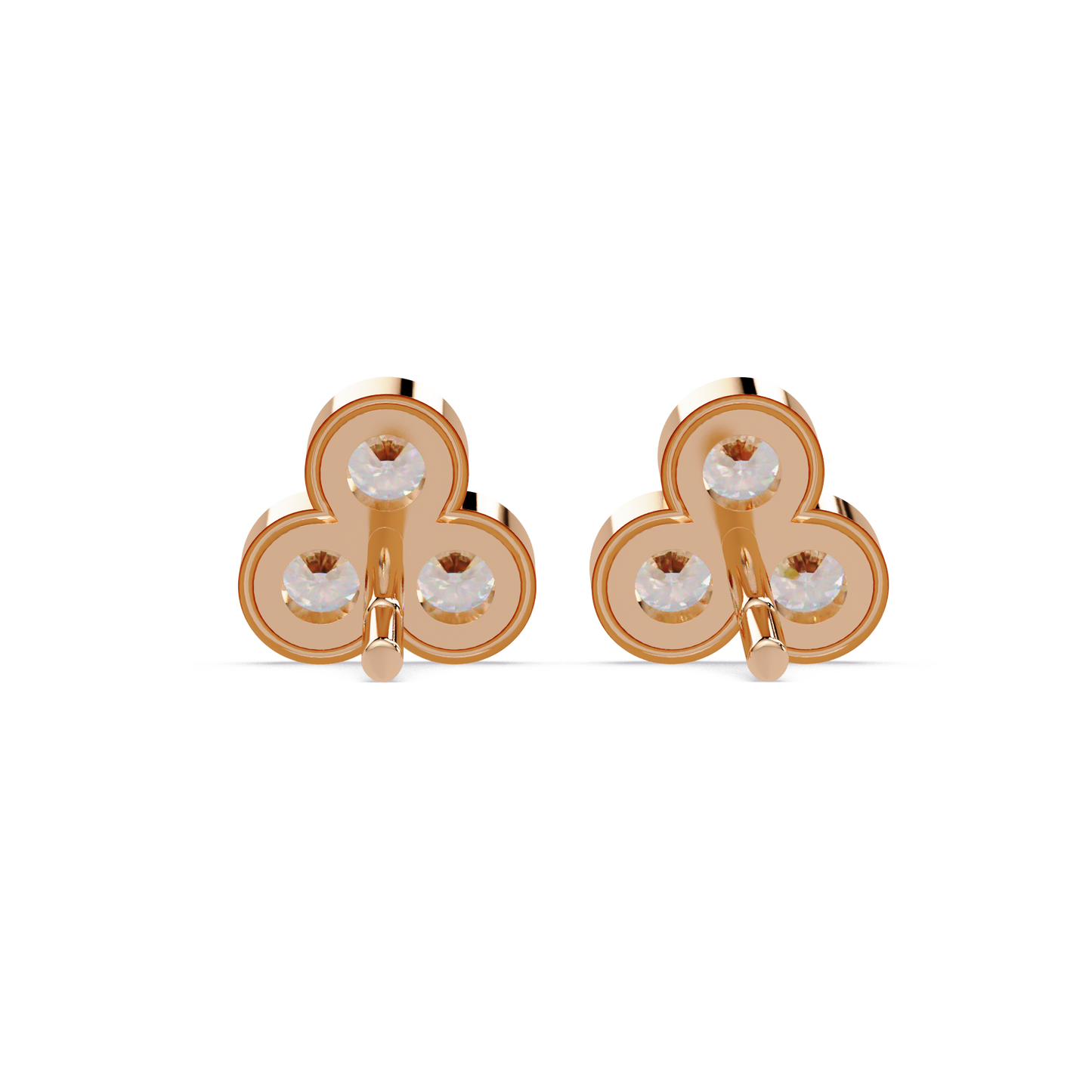 Clover Glow Diamond Earrings