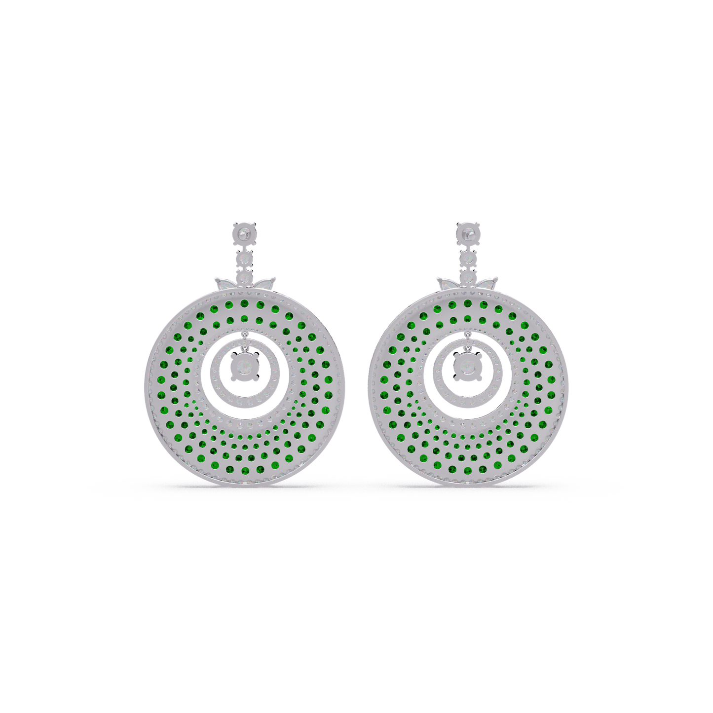 Celestial Wheel Mosaic Earrings