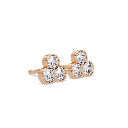 Clover Glow Diamond Earrings