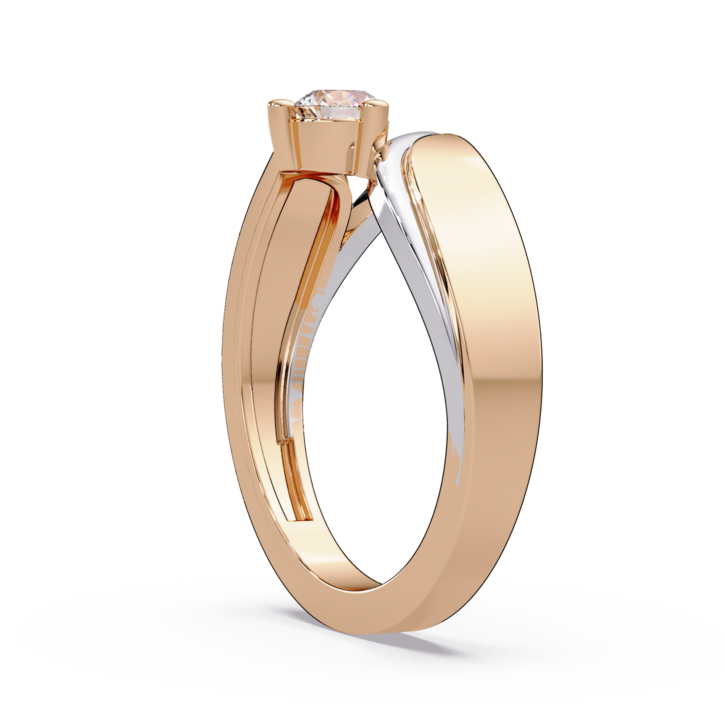 Embraced Two Tone Ring
