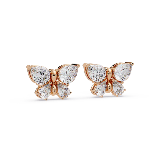 Soaring Butterfly Wing Earrings