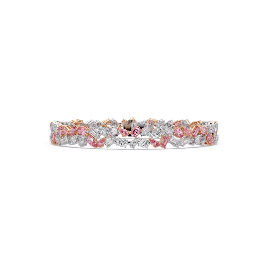Blush Diamond Cascade Bracelet