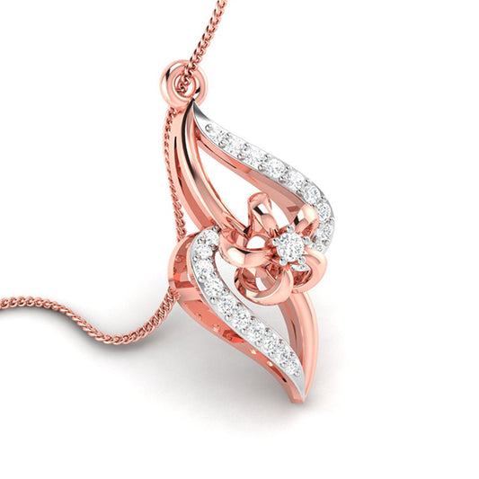 Flame Swirl Blossom Pendant