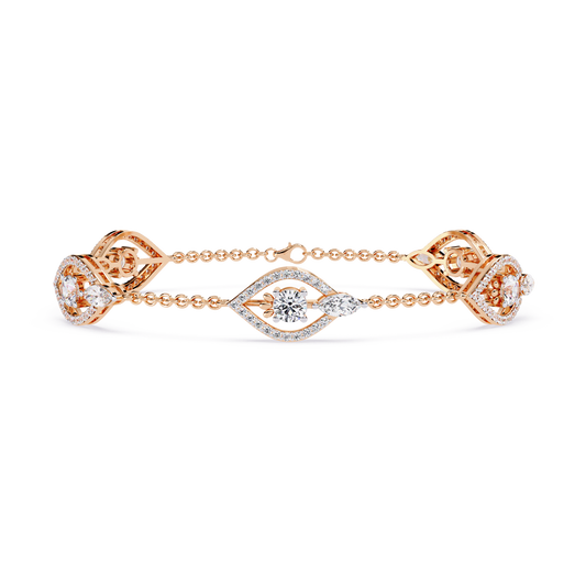 Marquise Station Chain Bracelet