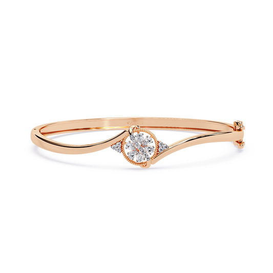 Halo Solitaire Bypass Bangle