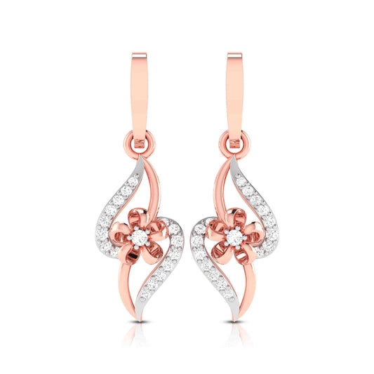 Twist Blossom Drop Earrings