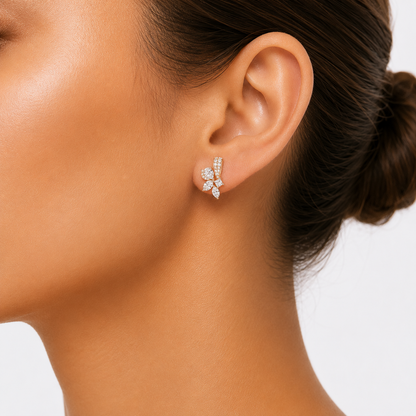 Falling Petal Garden Earrings