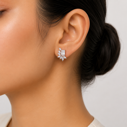Radiant Laurel Halo Earrings