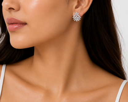 Flourishing Laurel Spray Earrings