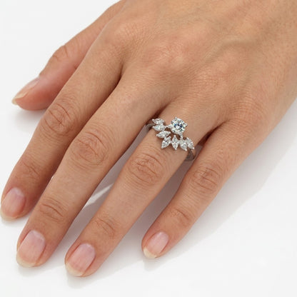 Crowned Tiara Diamond Ring