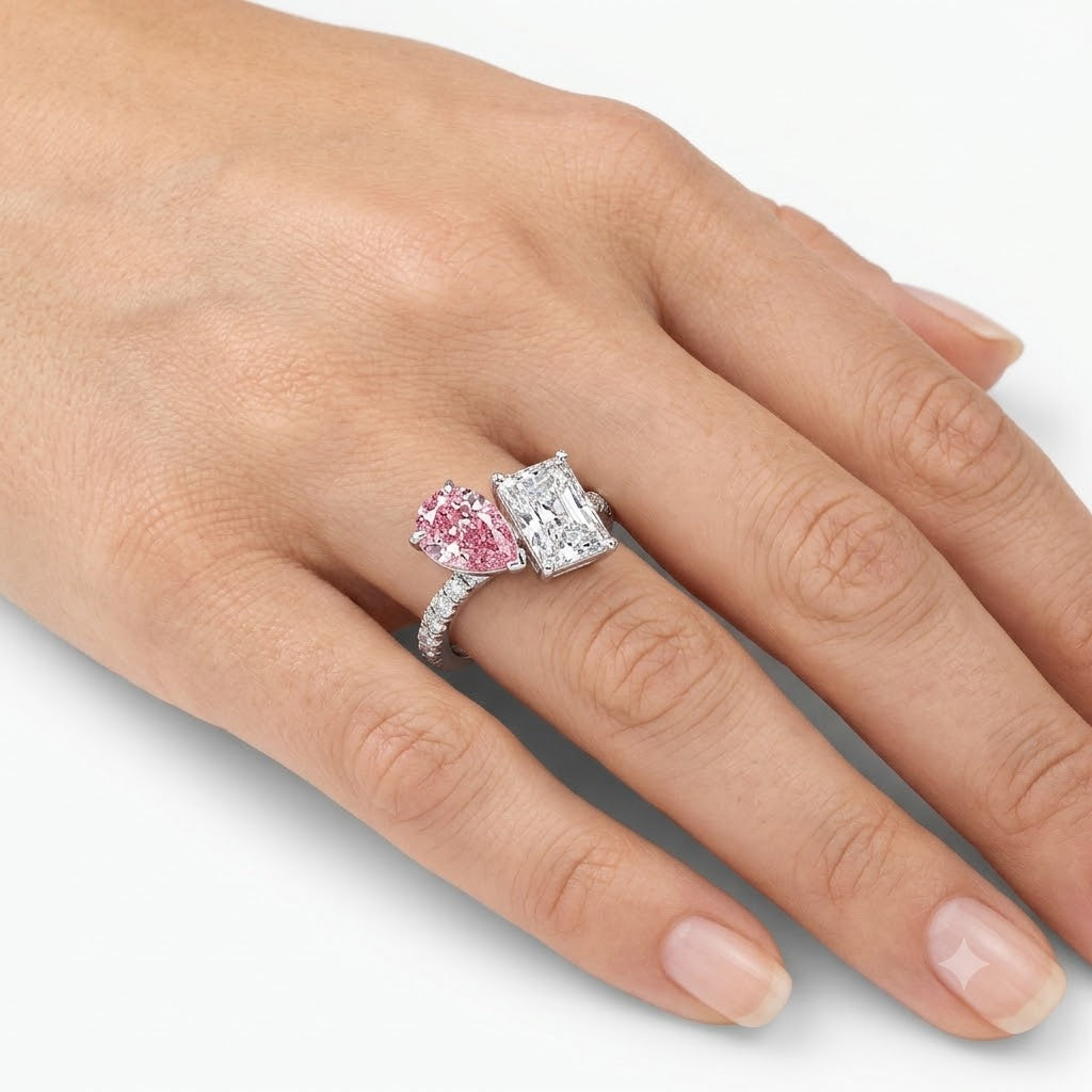 Rose Radiant Bypass Ring