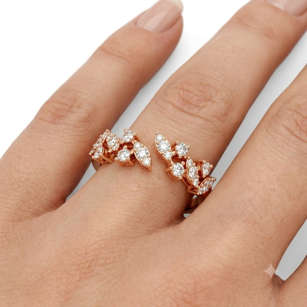 Starlit Scatter Eternity Ring