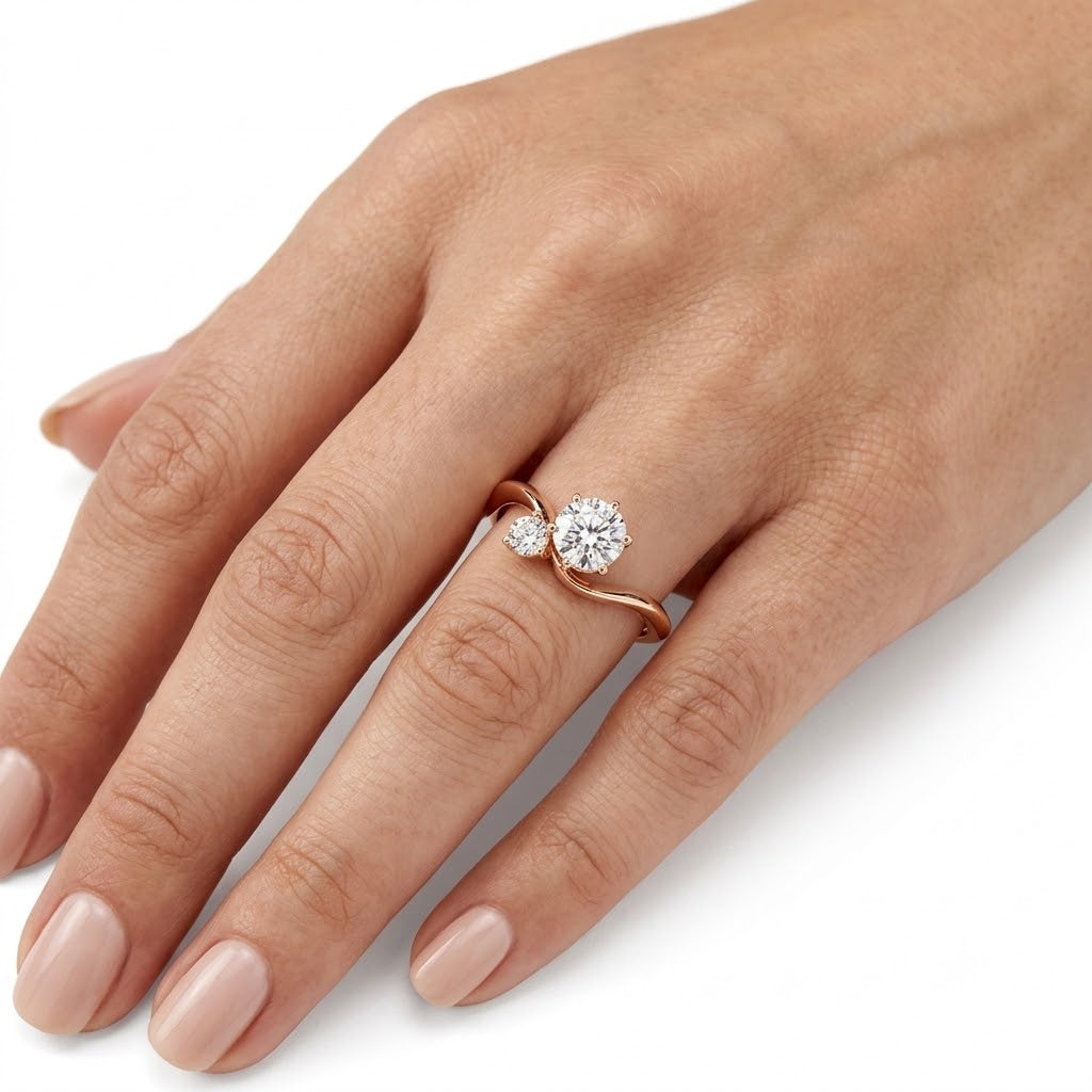 Whispered Embrace Diamond Ring