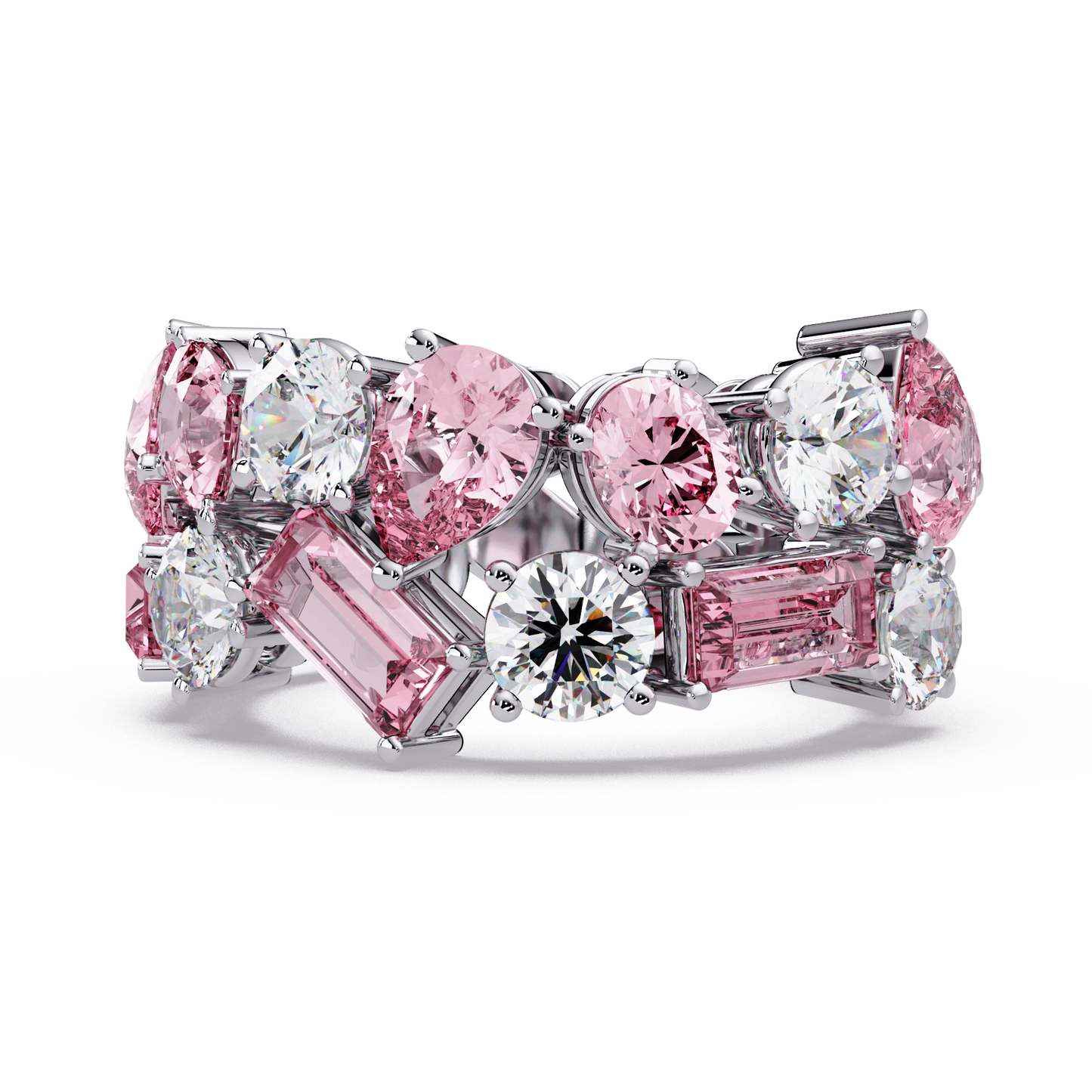 Pink Diamond Eternity Band