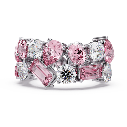 Pink Diamond Eternity Band