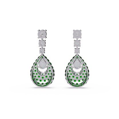 Dewdrop Pavé diamond Earrings