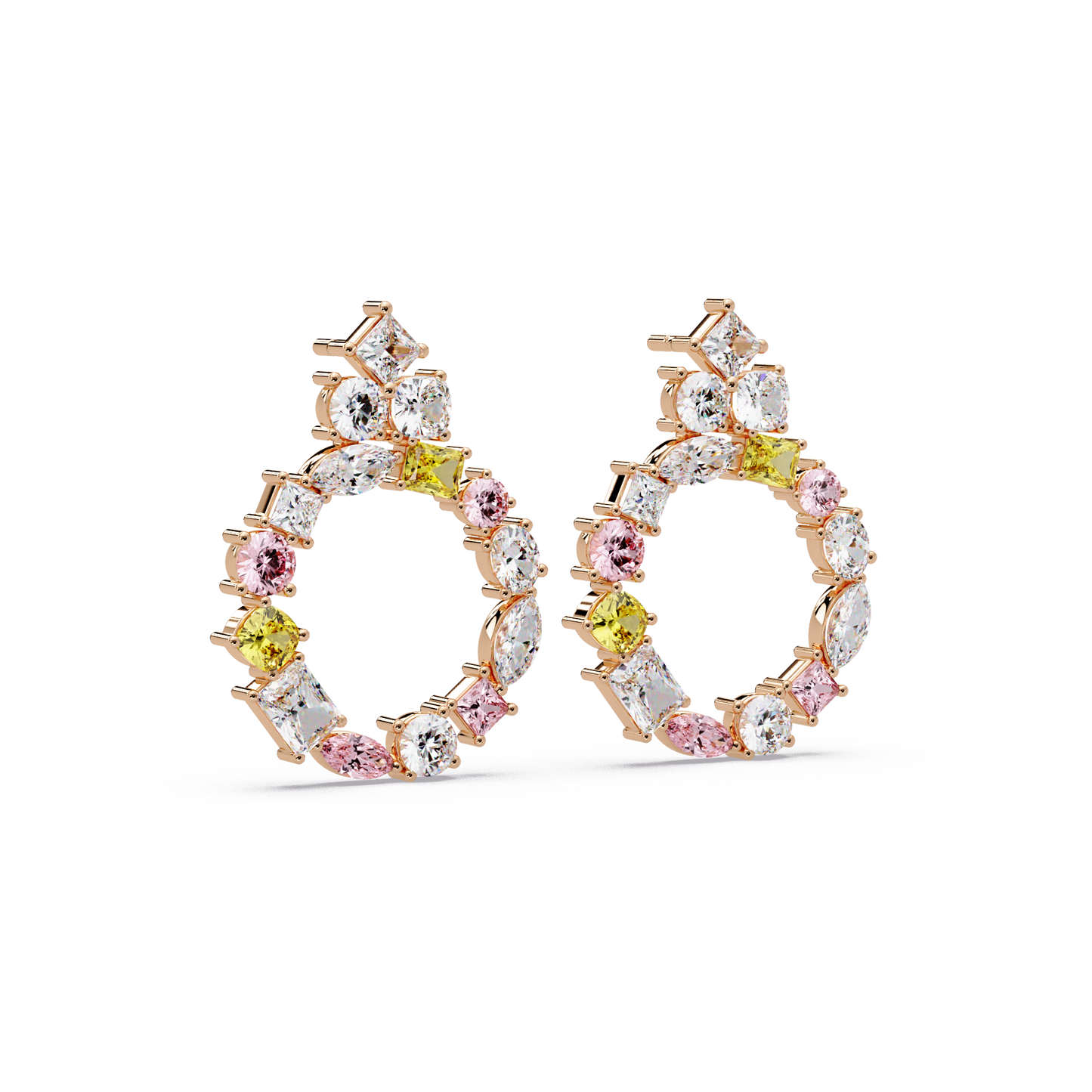 Carousel Mixed Stone Earrings