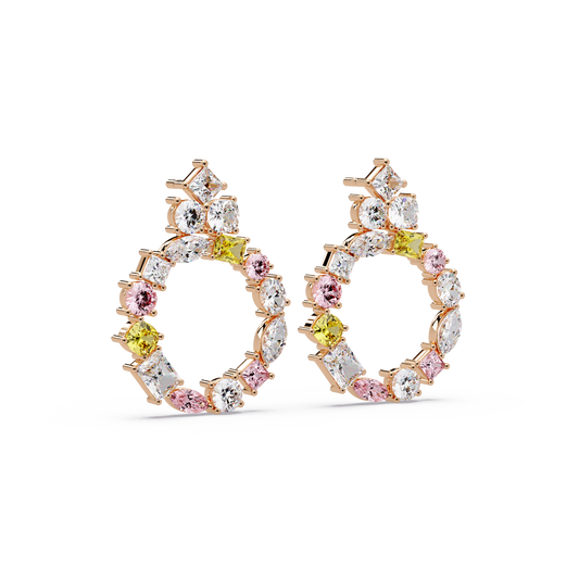 Carousel Mixed Stone Earrings
