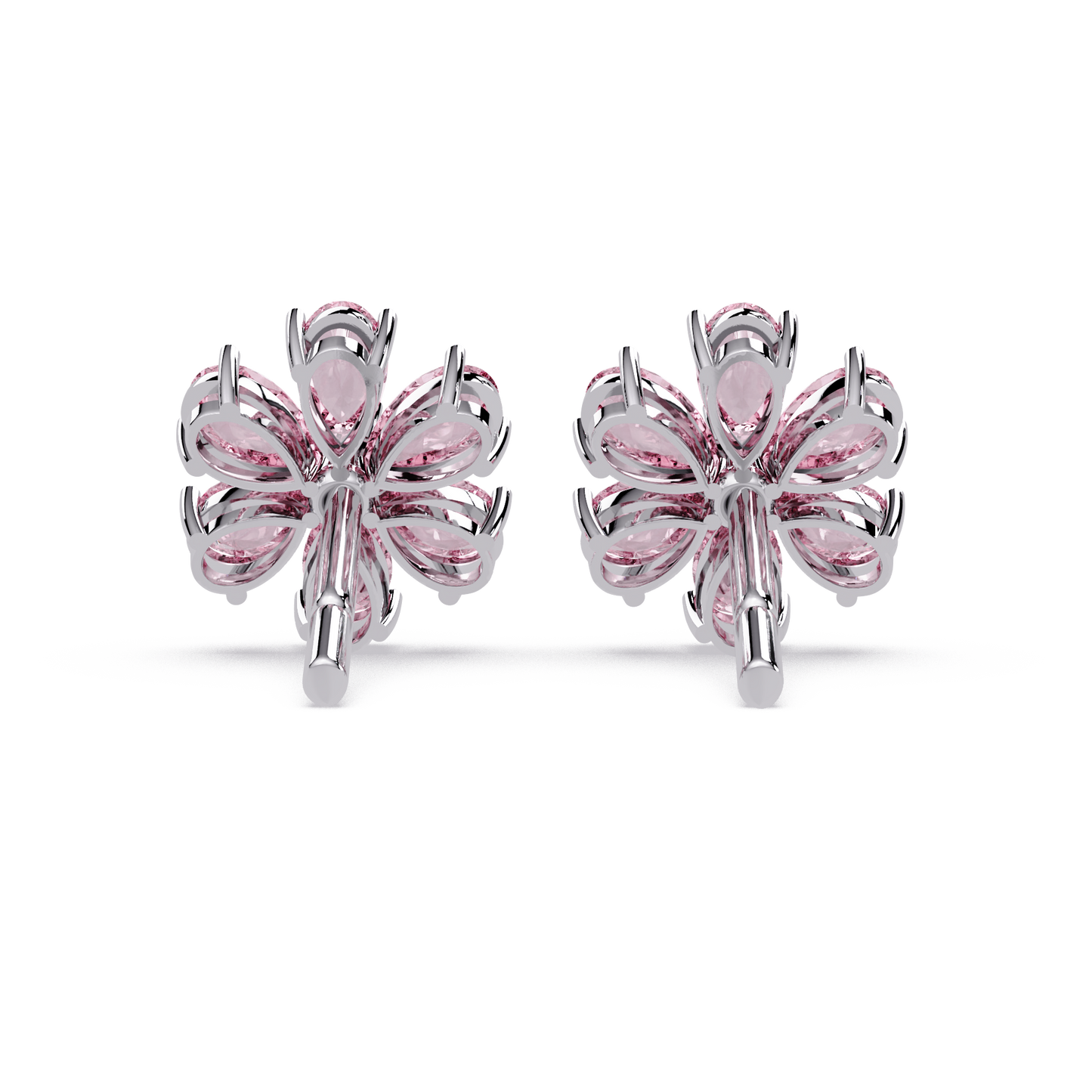 Pink Petal Bloom Earrings