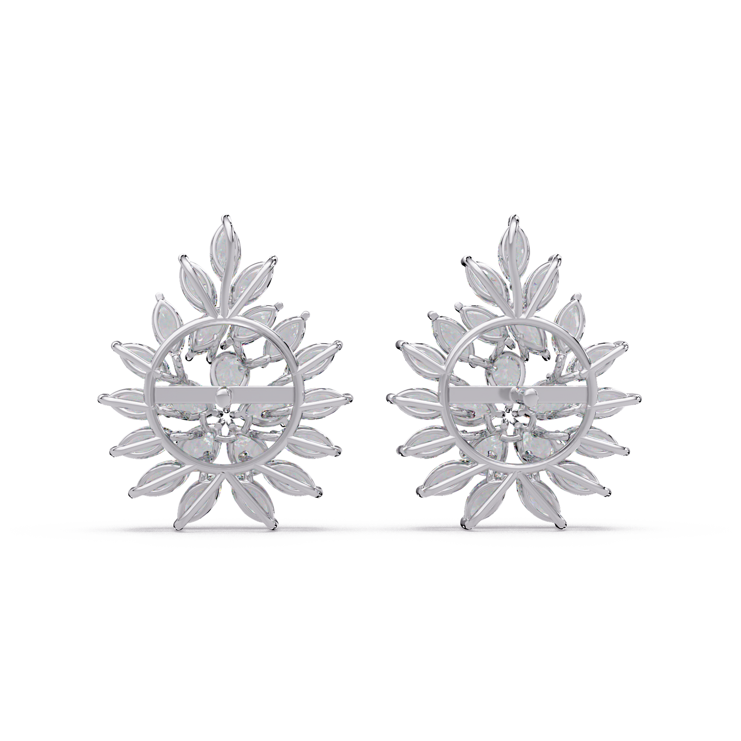 Flourishing Laurel Spray Earrings