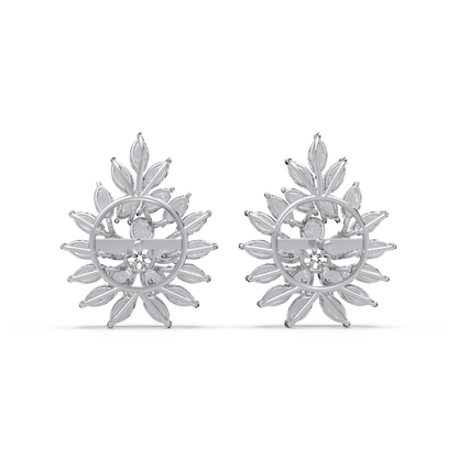 Flourishing Laurel Spray Earrings