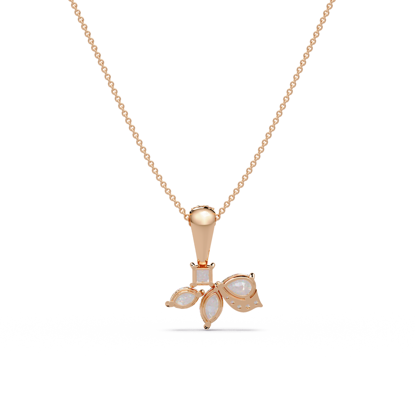 Falling Petal Garden Chain Pendant