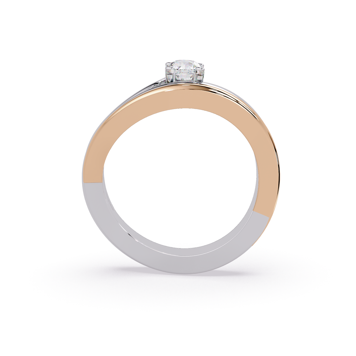 Ribboned Two Tone Ring