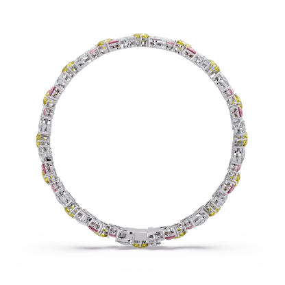 Sunlit Blush Diamond Bracelet