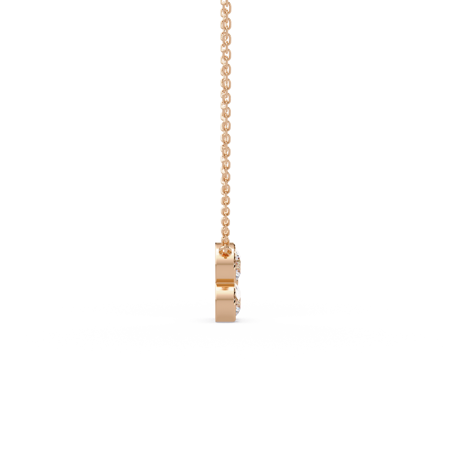 Clover Light Diamond Chain Pendant
