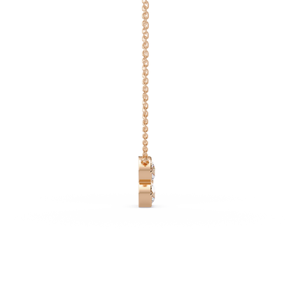 Clover Light Diamond Chain Pendant