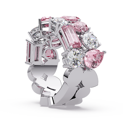 Pink Diamond Eternity Band