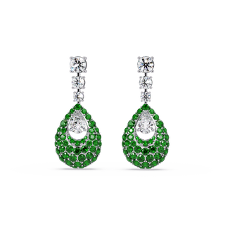 Dewdrop Pavé diamond Earrings