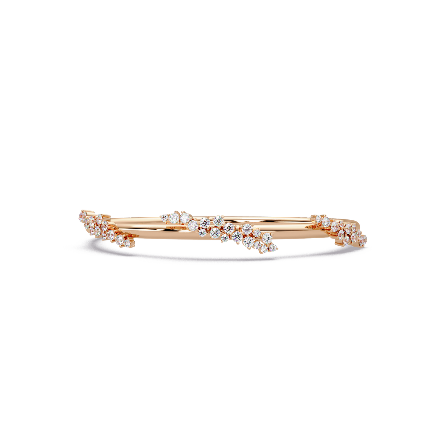 Scattered Cluster Tube Bangle