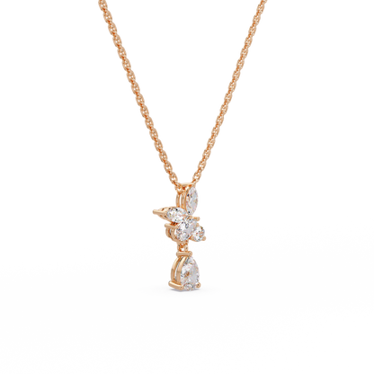 Stepping Stone Trilogy Chain Pendant