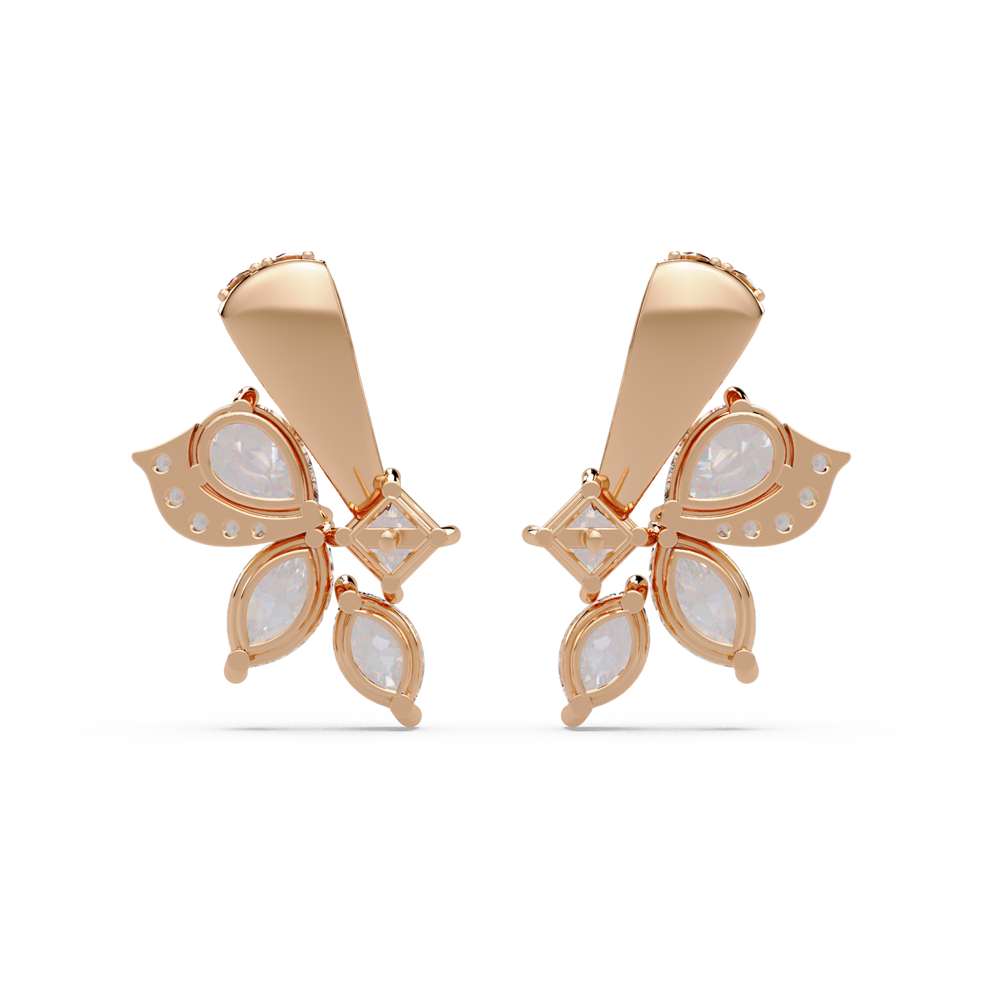 Falling Petal Garden Earrings
