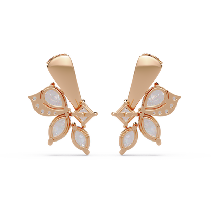 Falling Petal Garden Earrings