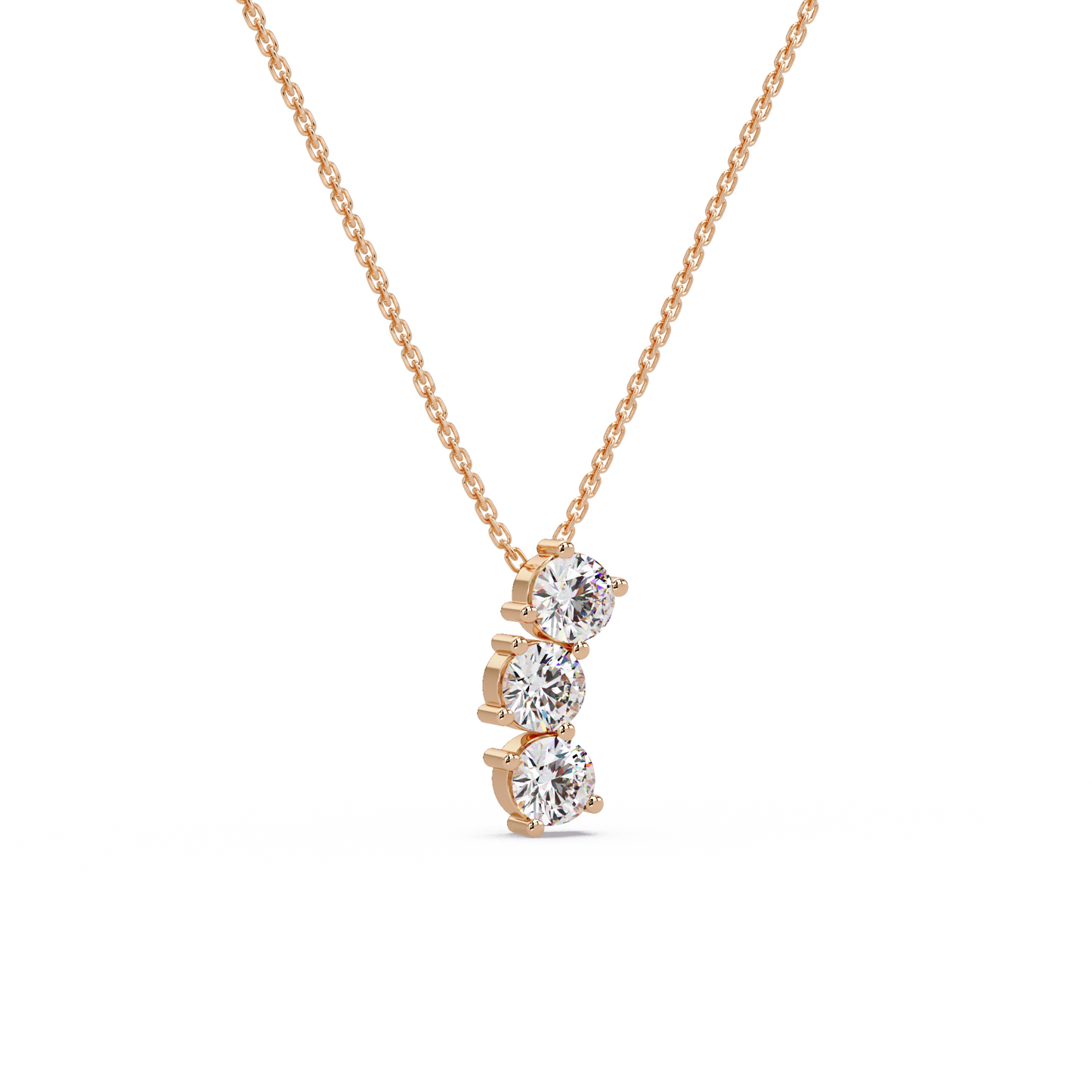 Blossoming Crown Stone Chain Pendant