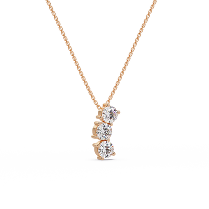 Blossoming Crown Stone Chain Pendant