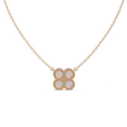 Clover Light Diamond Chain Pendant