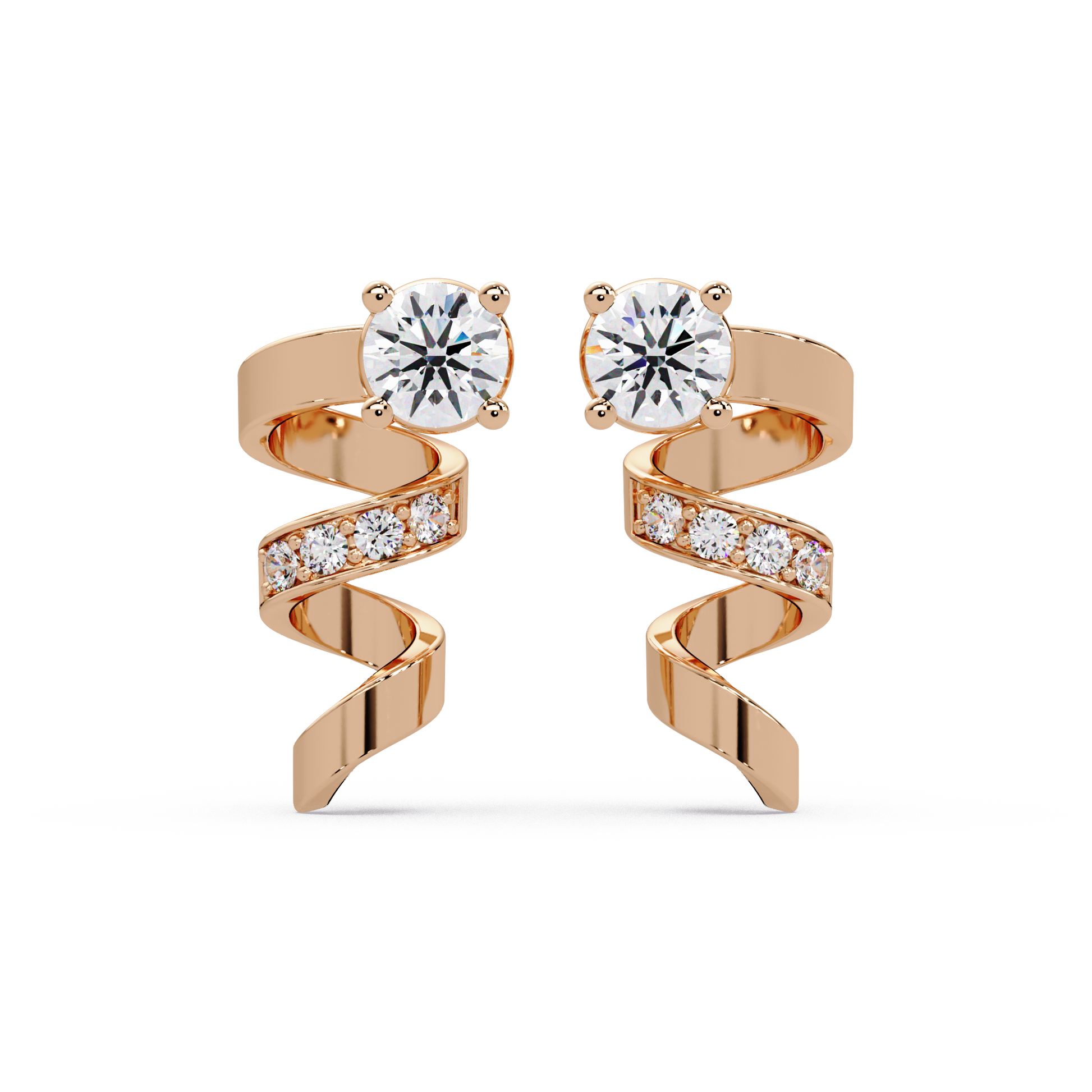 Posy Loop Bloom Earrings - Origine Diamonds lab-grown diamond jewellery