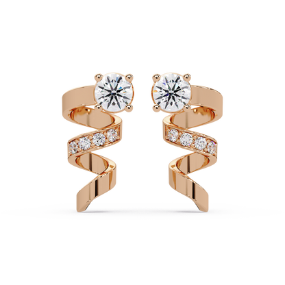 Posy Loop Bloom Earrings - Origine Diamonds lab-grown diamond jewellery