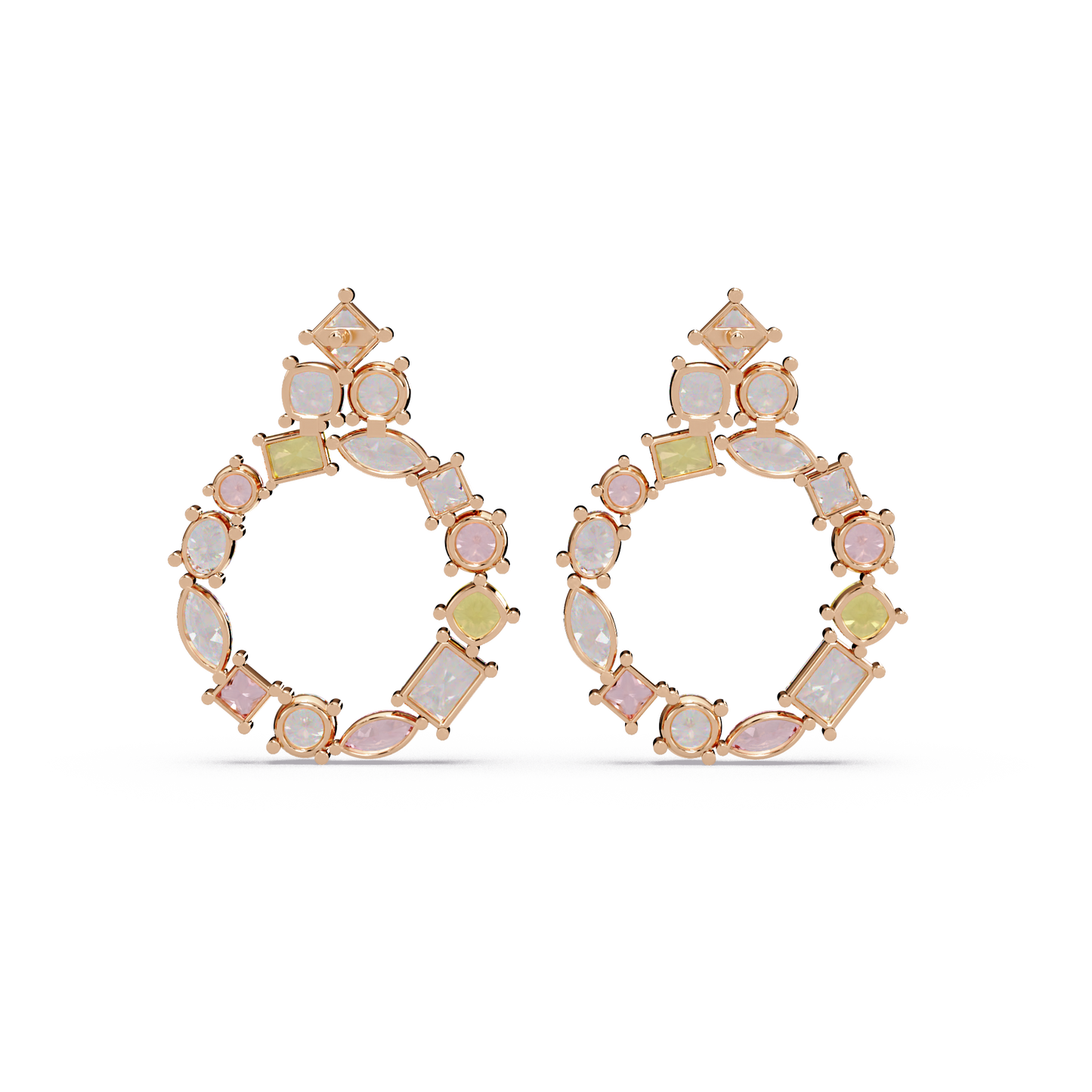 Carousel Mixed Stone Earrings