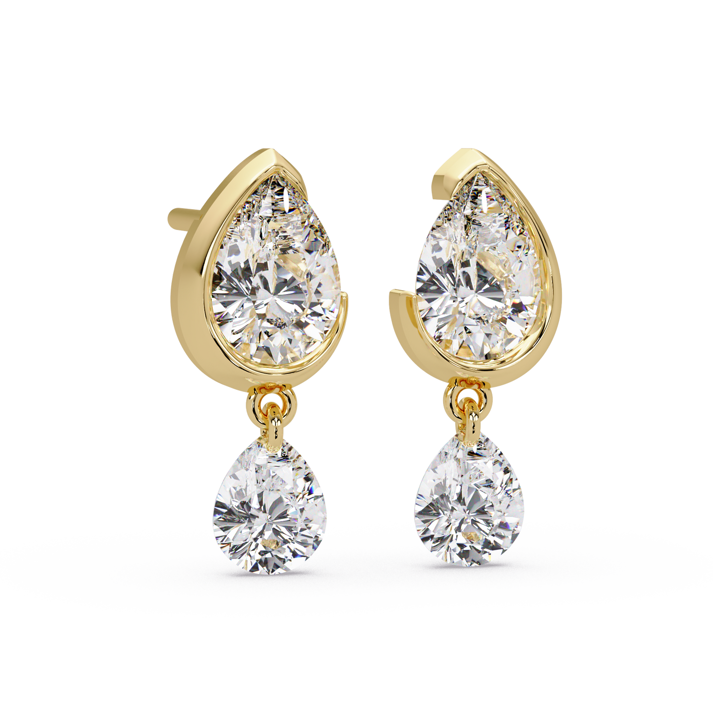 Cascading Tear Duet Earrings