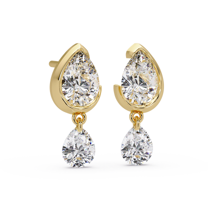 Cascading Tear Duet Earrings