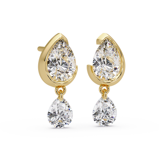 Cascading Tear Duet Earrings
